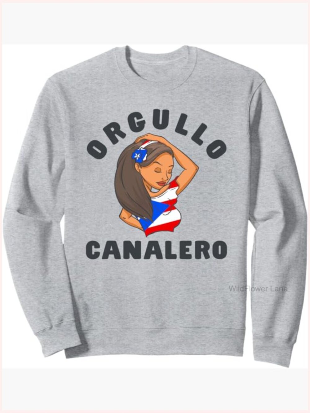 Puerto Rico Flag Sweatshirt with Headband Set